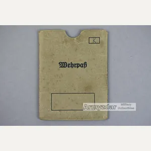 German Wehrpaß cover