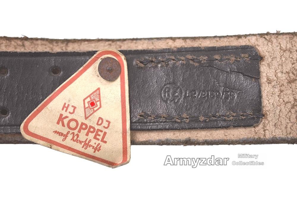 HJ Belt with maker's paper tag — image 6