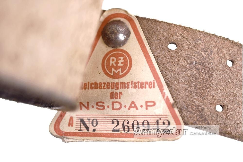 HJ Belt with maker's paper tag — image 7