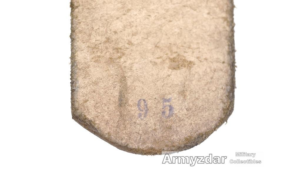 HJ Belt with maker's paper tag — image 8