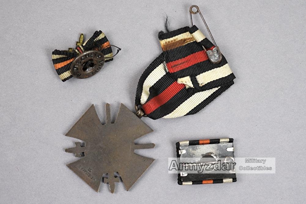 Ehrenkreuz für Frontkämpfer 1914-1918 + 2 ribbon bars — image 2