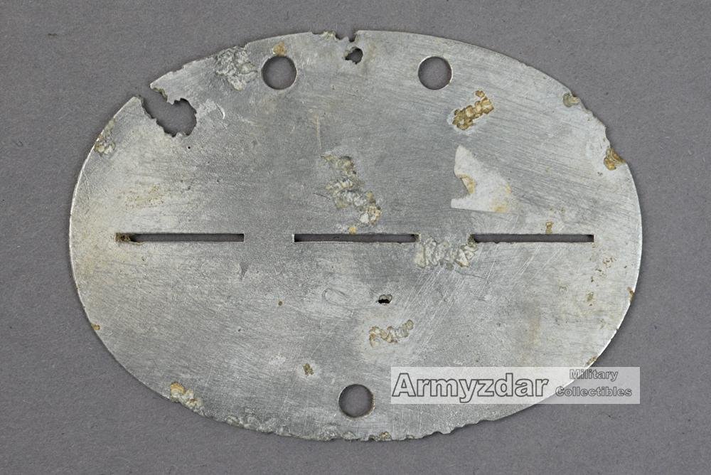 WH Dog-tag „2./L. Sch. Btl. 267' — image 2