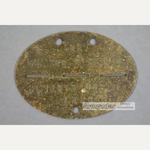 WH Dog-tag „1./L. SCH. E. BTL. 18'