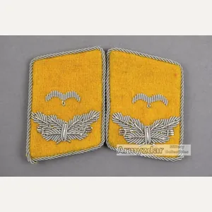 Repro LW Collar Tabs Leutnant der Fliegende Truppe