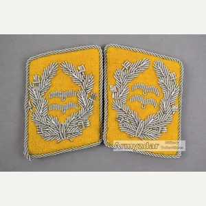 Repro LW Collar Tabs Oberstleutnant der Fliegende Truppe