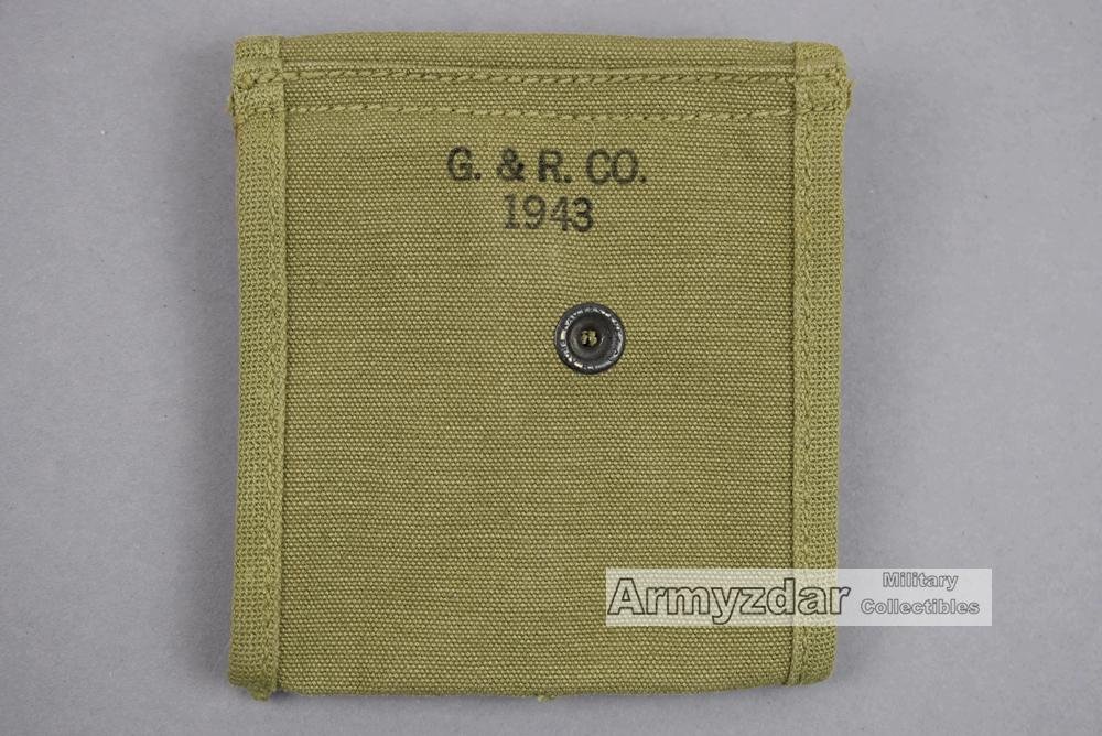 US M1 Tan magazine pouch „G.&R. CO. 1943' — image 3