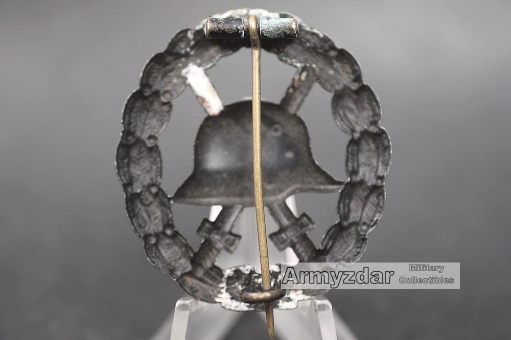 WW1 Verwundetenabzeichen in schwarz 'cut out' — image 2