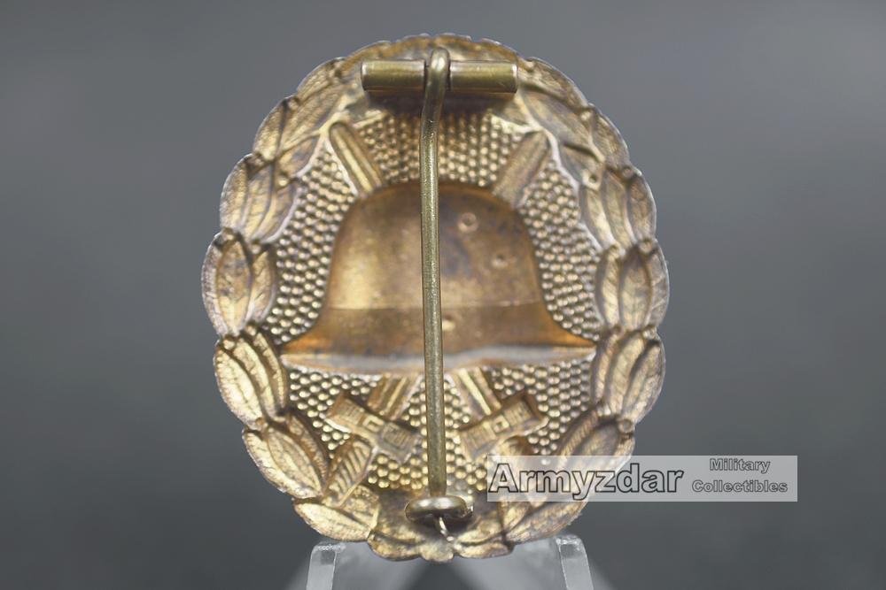 Verwundetenabzeichen WW1 in Gold — image 2