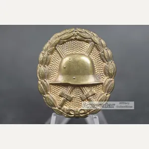 Verwundetenabzeichen WW1 in Gold