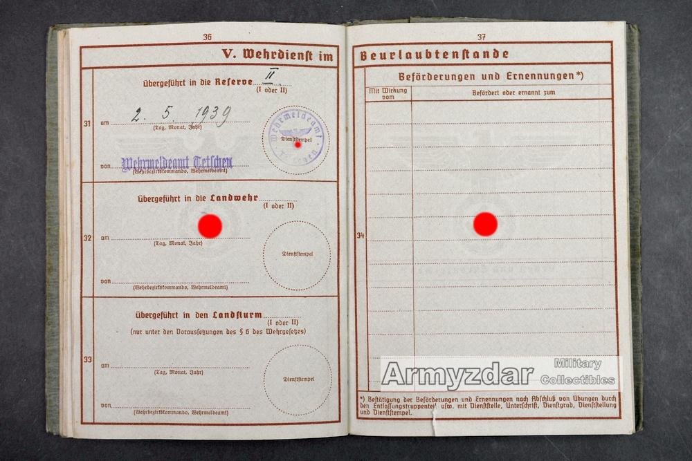 WH Wehrpaß „5./J.R.455' — image 12