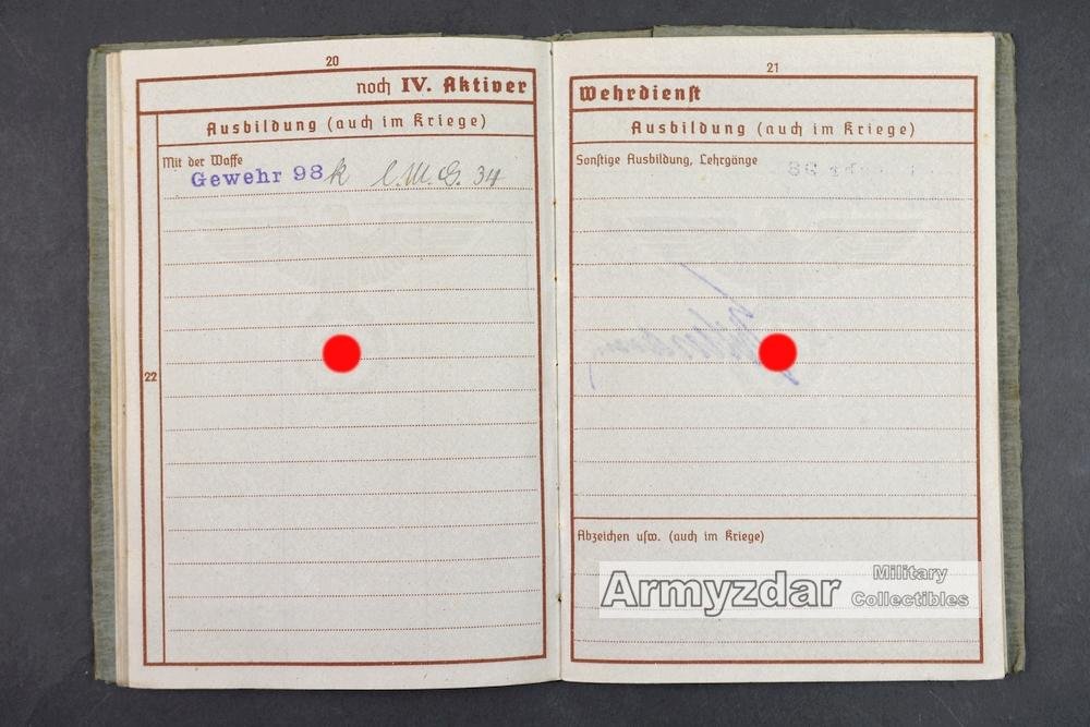 WH Wehrpaß „5./J.R.455' — image 7