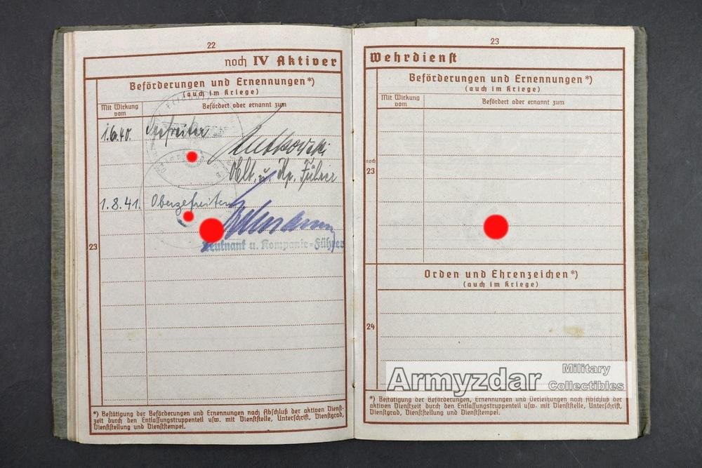 WH Wehrpaß „5./J.R.455' — image 8