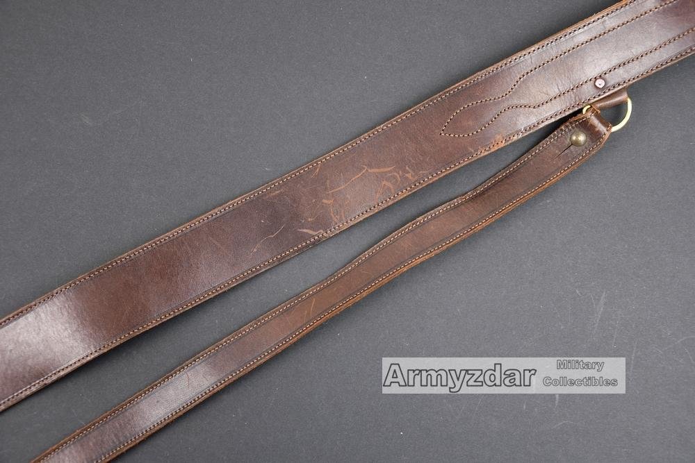 Czechoslovakian belt with cross strap — image 3