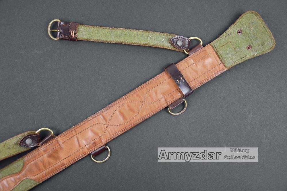 Czechoslovakian belt with cross strap — image 5