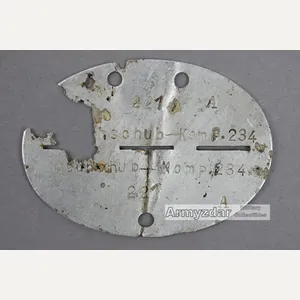 WH Dog-tag 'Nachschub-Komp.234'