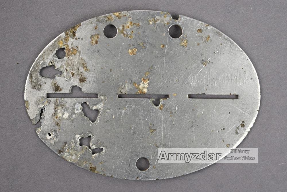 WH Dog-tag 'Fahr.Ers.u.Ausb.Abt.11' — image 2