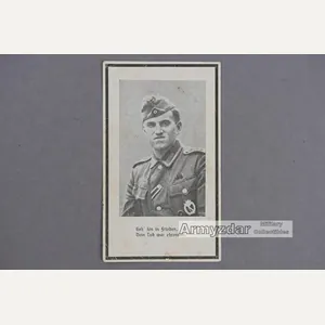 WH Death notice „Infanterie Rgt., A. Wißmann'