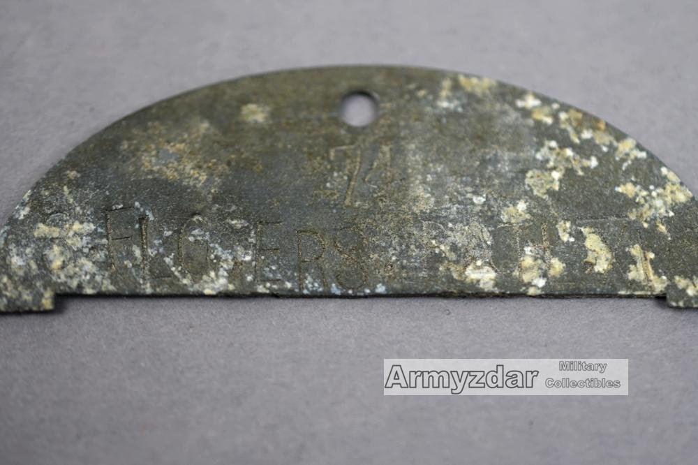 LW Half Dog-tag „3. FLG.ERS.BATL.XI.' — image 2