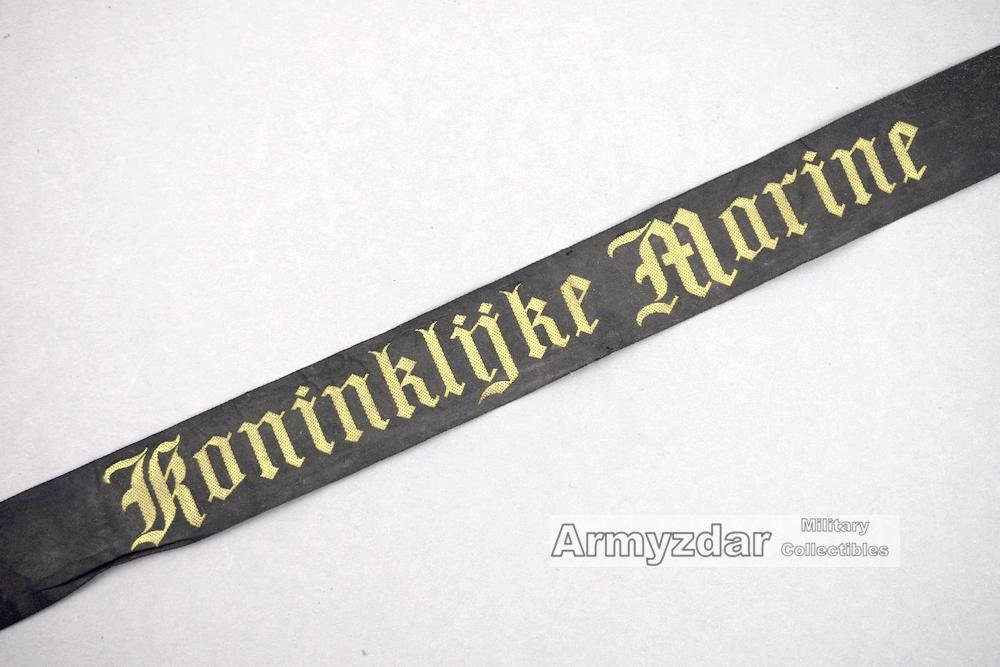 Royal Dutch Navy Koninklijke Marine Cap Tally — image 3