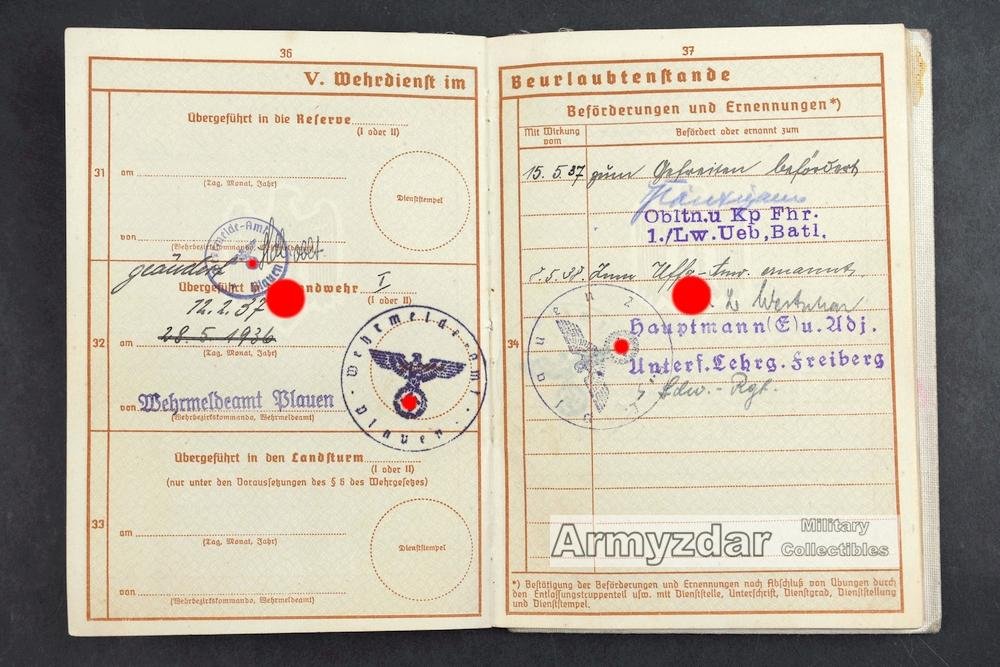 WH Wehrpaß „1./J.R.304' — image 11