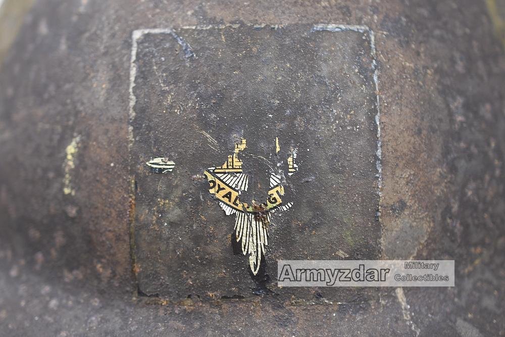 WW2 British Mk.II Camo Helmet 'Royal Anglian Regiment' — image 5