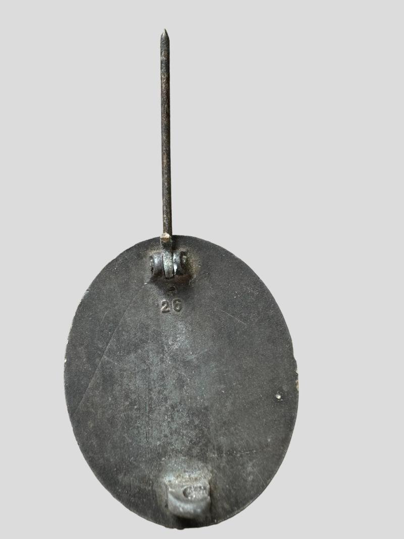 German WWII Wound Badge in Silver '26' — image 2