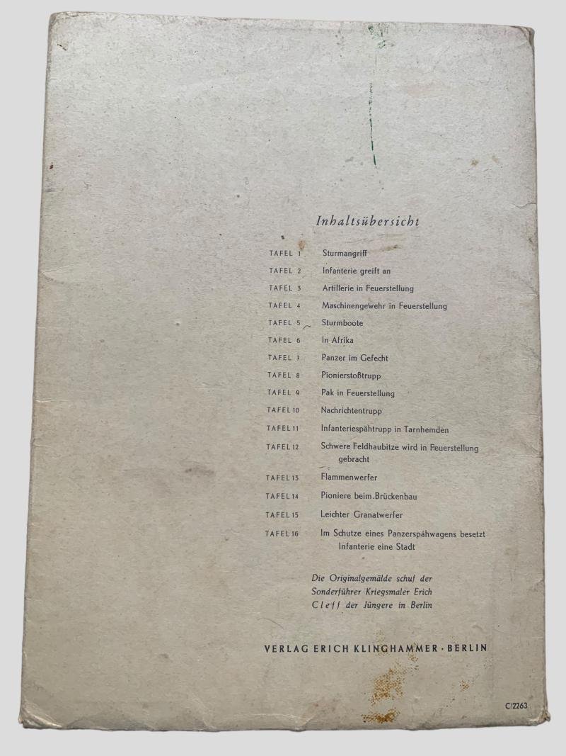 German WWII Combat Art Folio — image 2