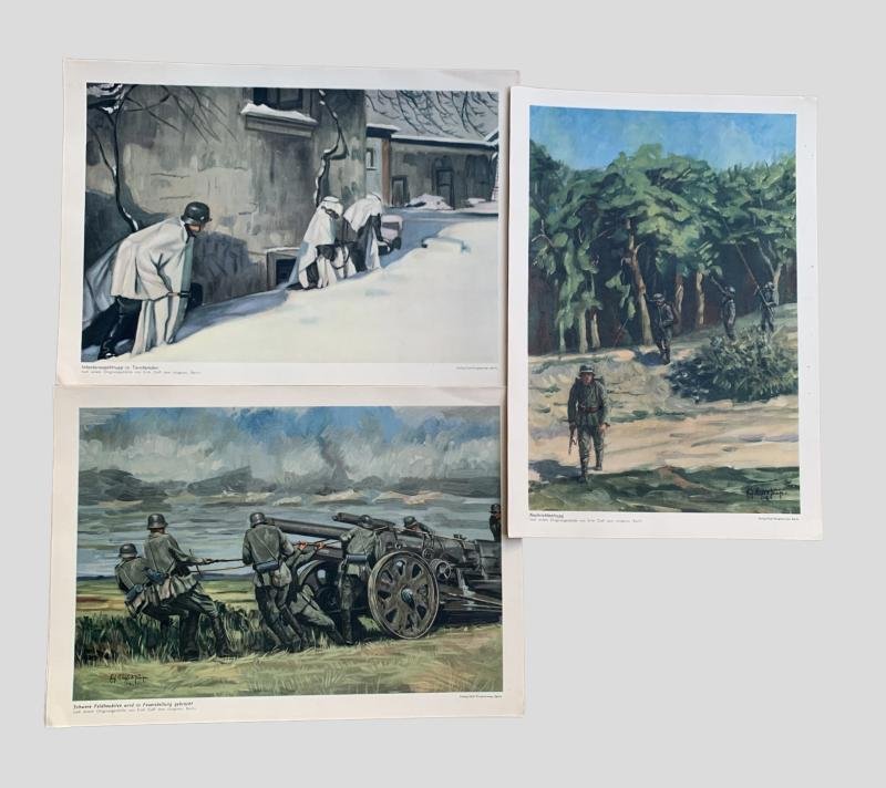 German WWII Combat Art Folio — image 4
