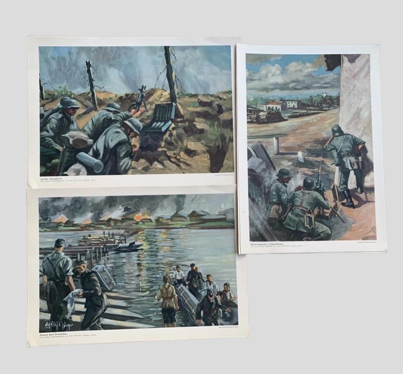 German WWII Combat Art Folio — image 5