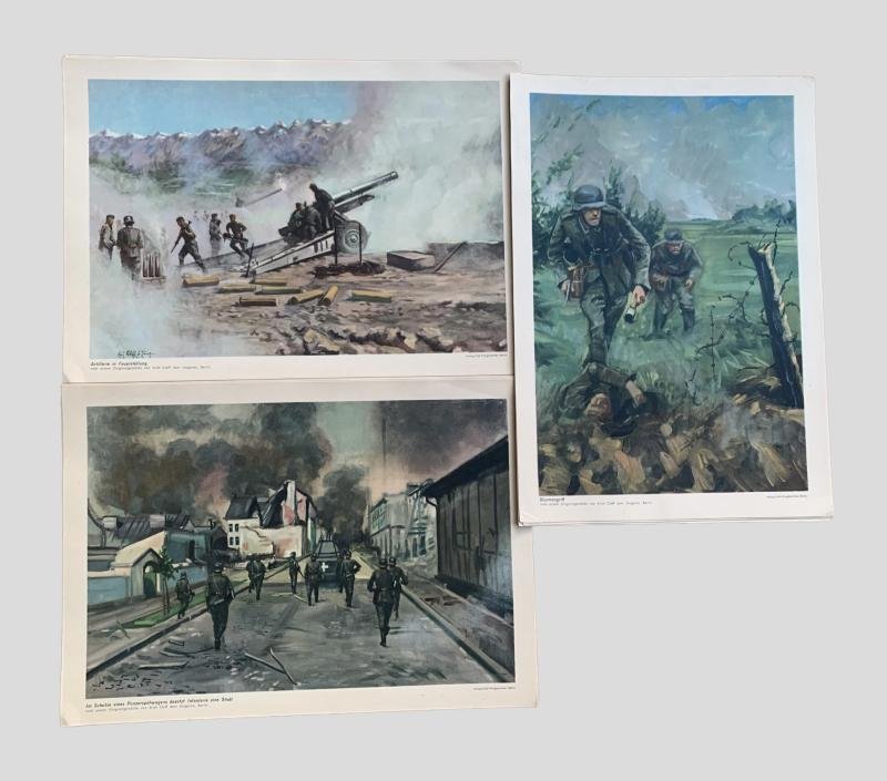 German WWII Combat Art Folio — image 6