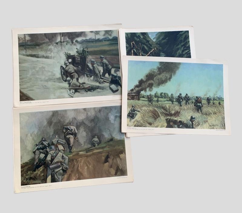 German WWII Combat Art Folio — image 8