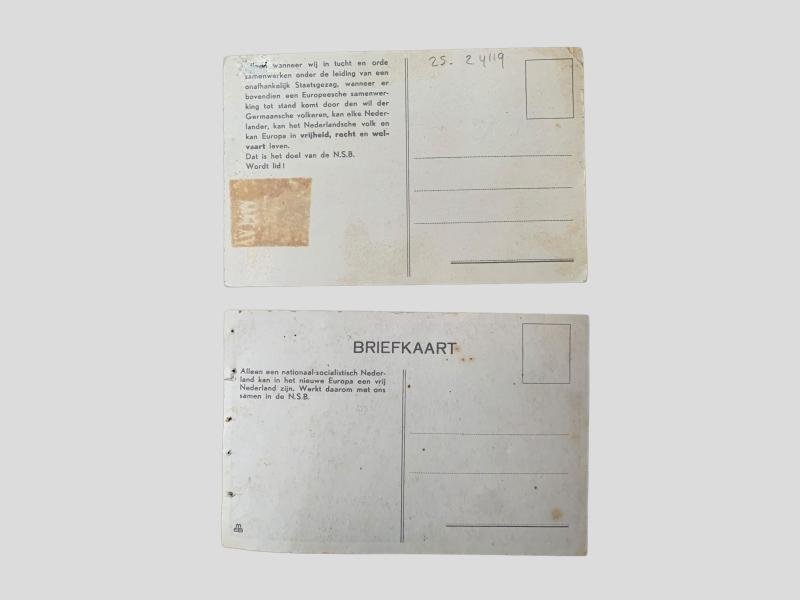 WWII Dutch NSB Post Cards — image 2