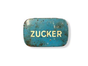 German 'Zucker' tin