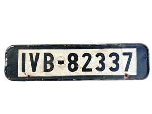Wehrmacht License Plate