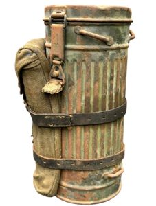 Camouflaged Gasmask with Gascape
