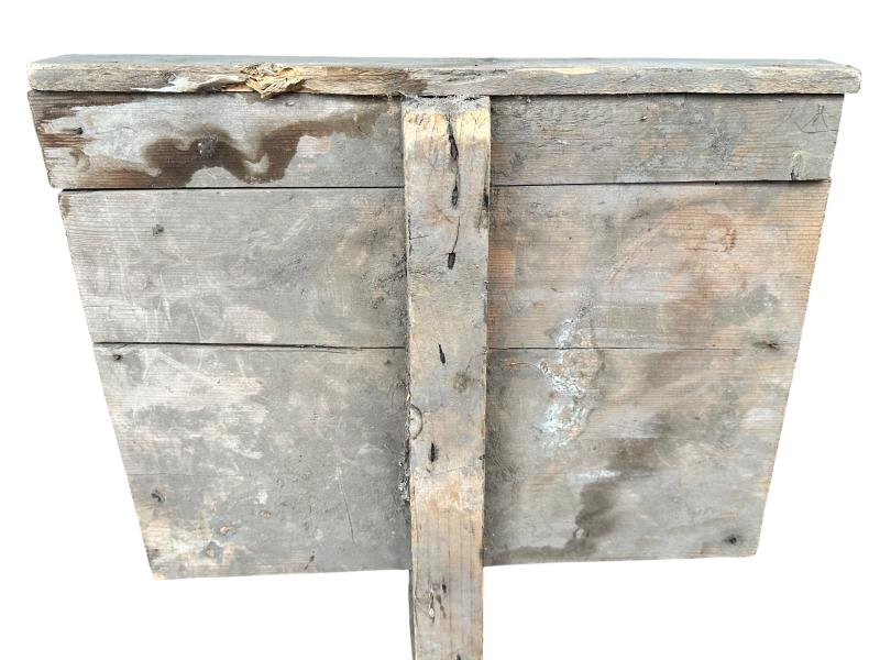 Wooden Sign 'Achtung Blindgänger Lebensgefahr' — image 12