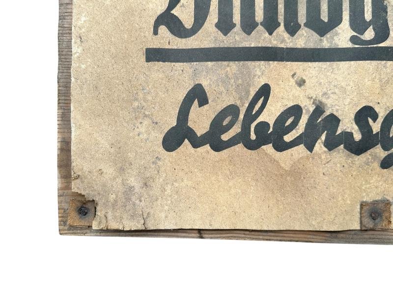 Wooden Sign 'Achtung Blindgänger Lebensgefahr' — image 6