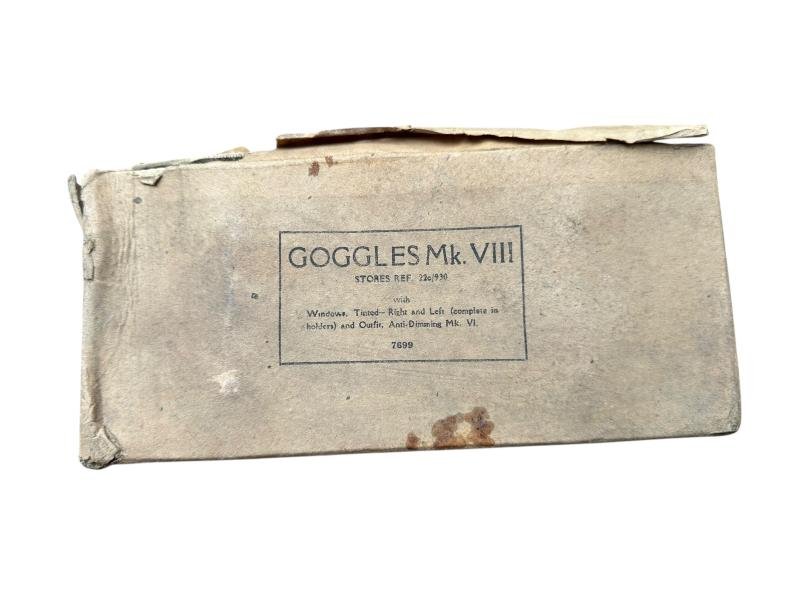 British Flying Goggles MKVIII in box — image 9