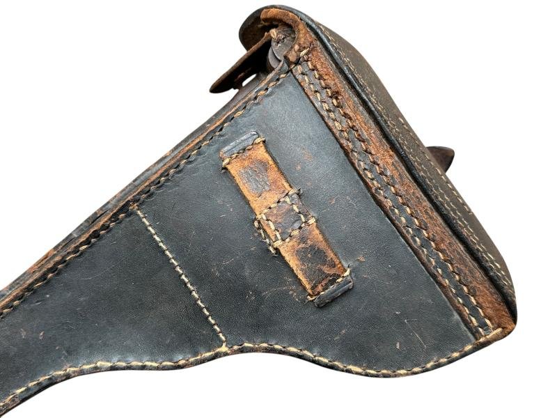WWI P08 Artilery Leather Holster and cleaning rod — image 11