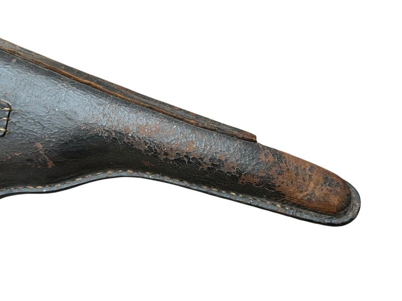WWI P08 Artilery Leather Holster and cleaning rod — image 12
