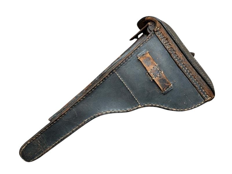 WWI P08 Artilery Leather Holster and cleaning rod — image 2