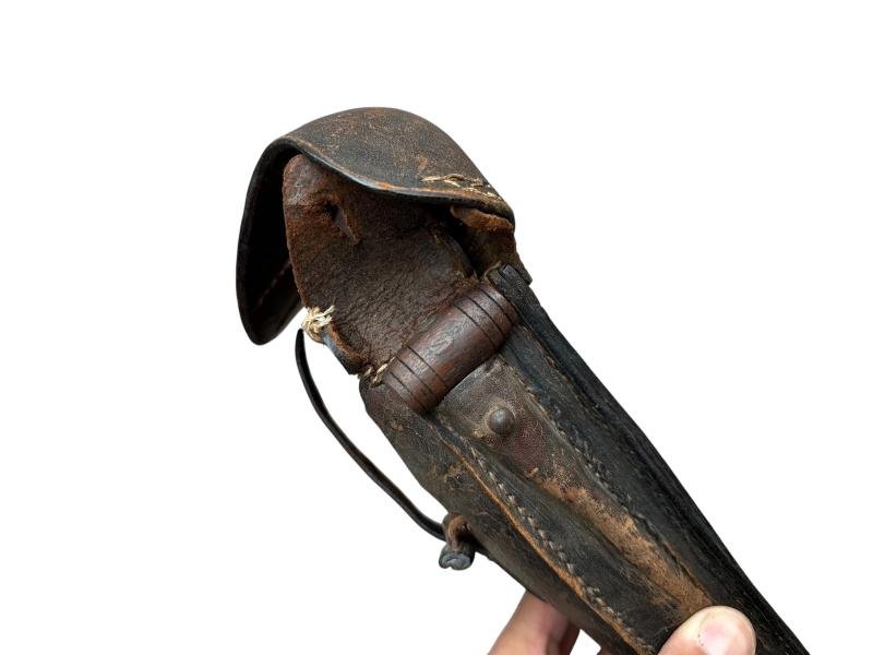 WWI P08 Artilery Leather Holster and cleaning rod — image 5