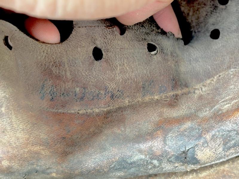 Waffen-SS M40 Ex Single Decal Helmet — image 14