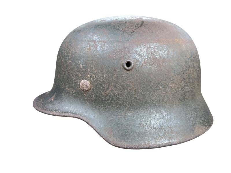 Waffen-SS M40 Ex Single Decal Helmet — image 2