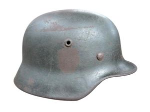 Waffen-SS M40 Ex Single Decal Helmet