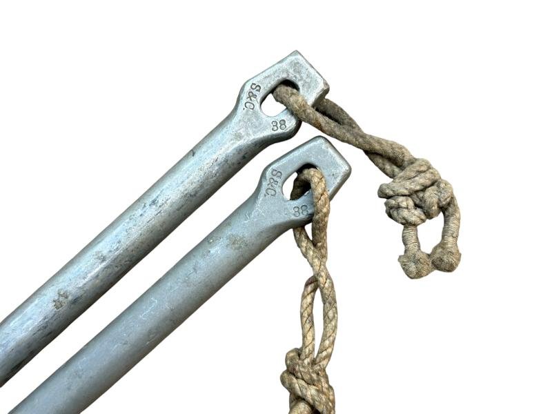 2x Tent Pegs marked 'S&C 38' — image 2