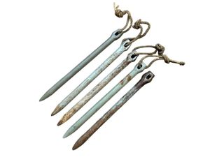 5x Metal Tent Pegs