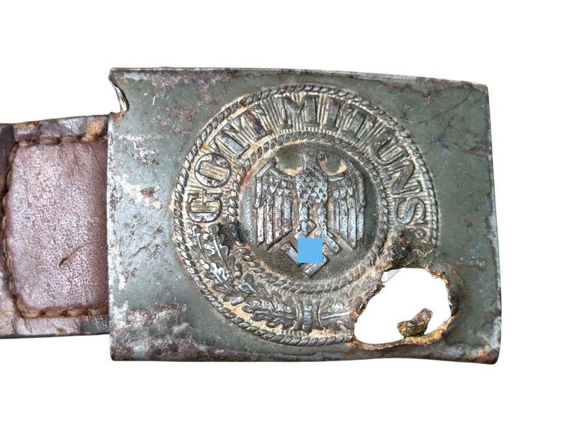 WH (HEER) Battle Damage Belt Buckle — image 2