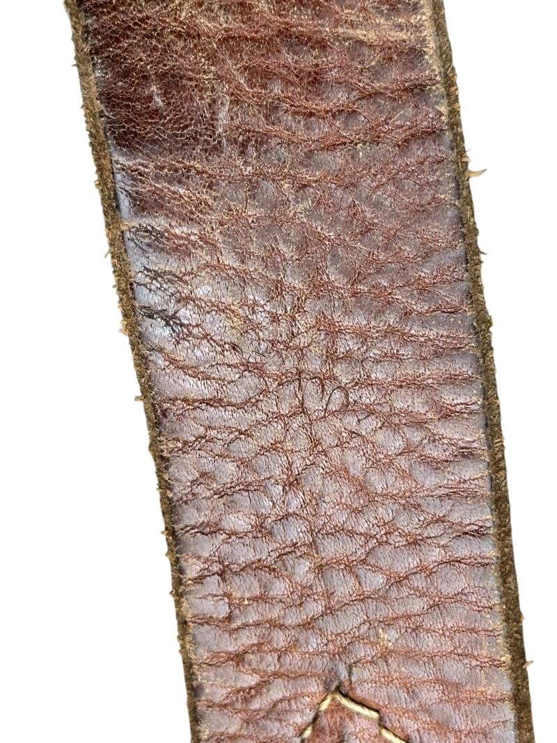 German WWII Leather Y-Straps — image 9