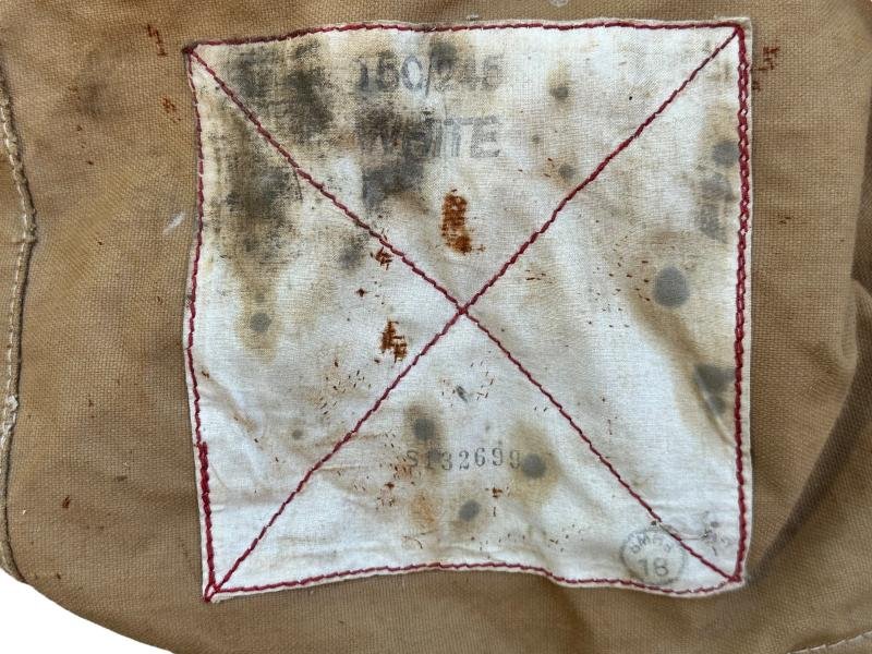 British Airborne Container Parachute Bag -White- — image 3